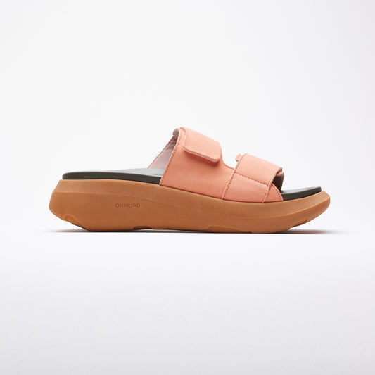 UMA NUBUCK LEATHER SANDAL CORAL PEACH