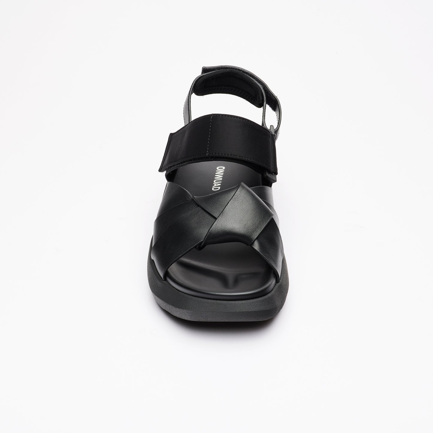 NOA SC STRAP LEATHER MIX SANDAL