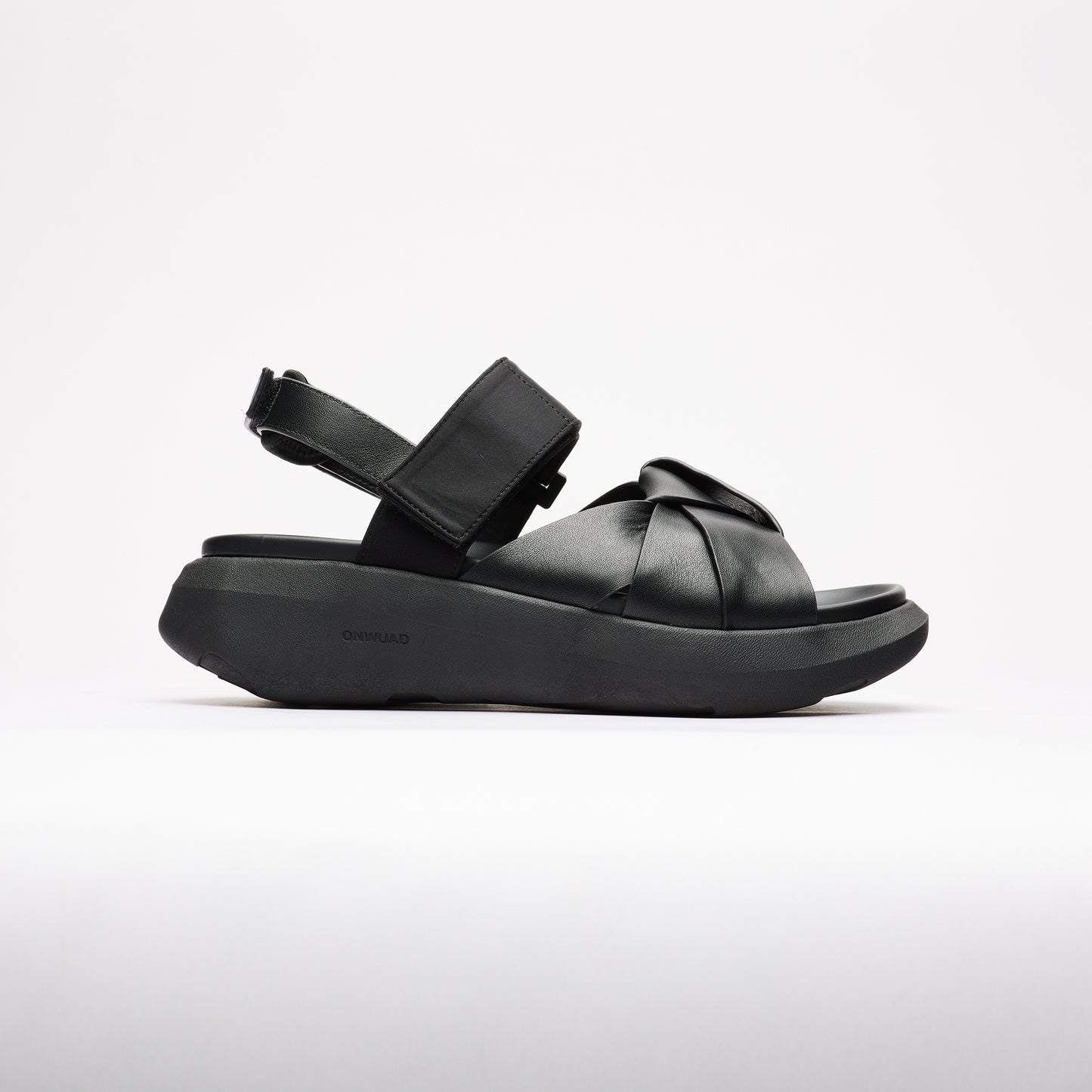 NOA SC STRAP LEATHER MIX SANDAL